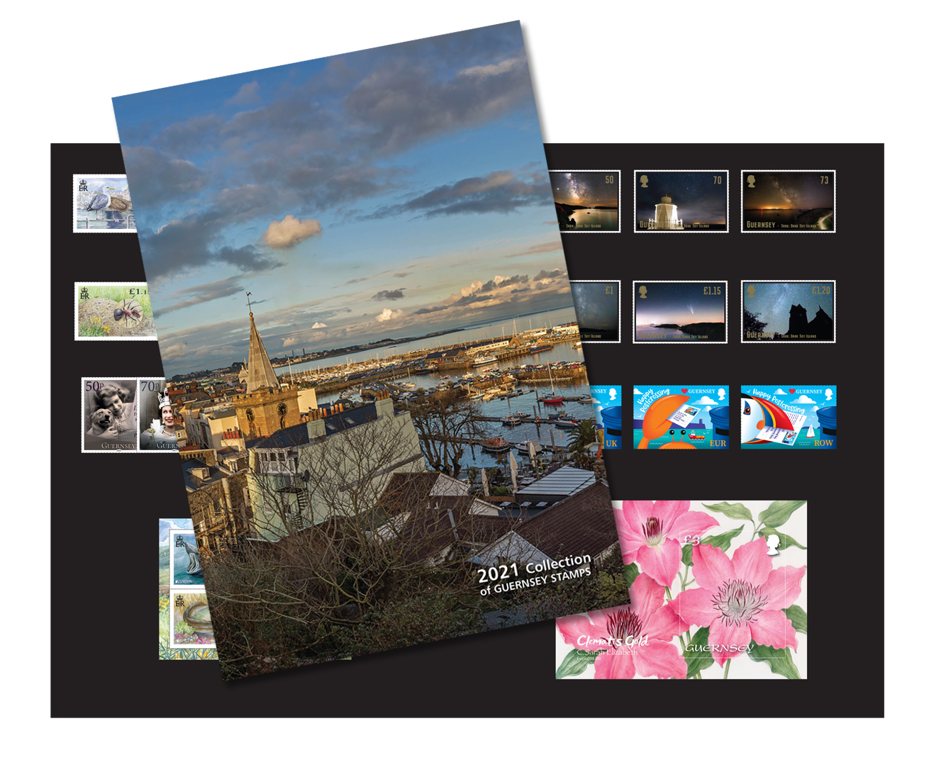 Guernsey celebrates a year of stamps with 2021 collection
